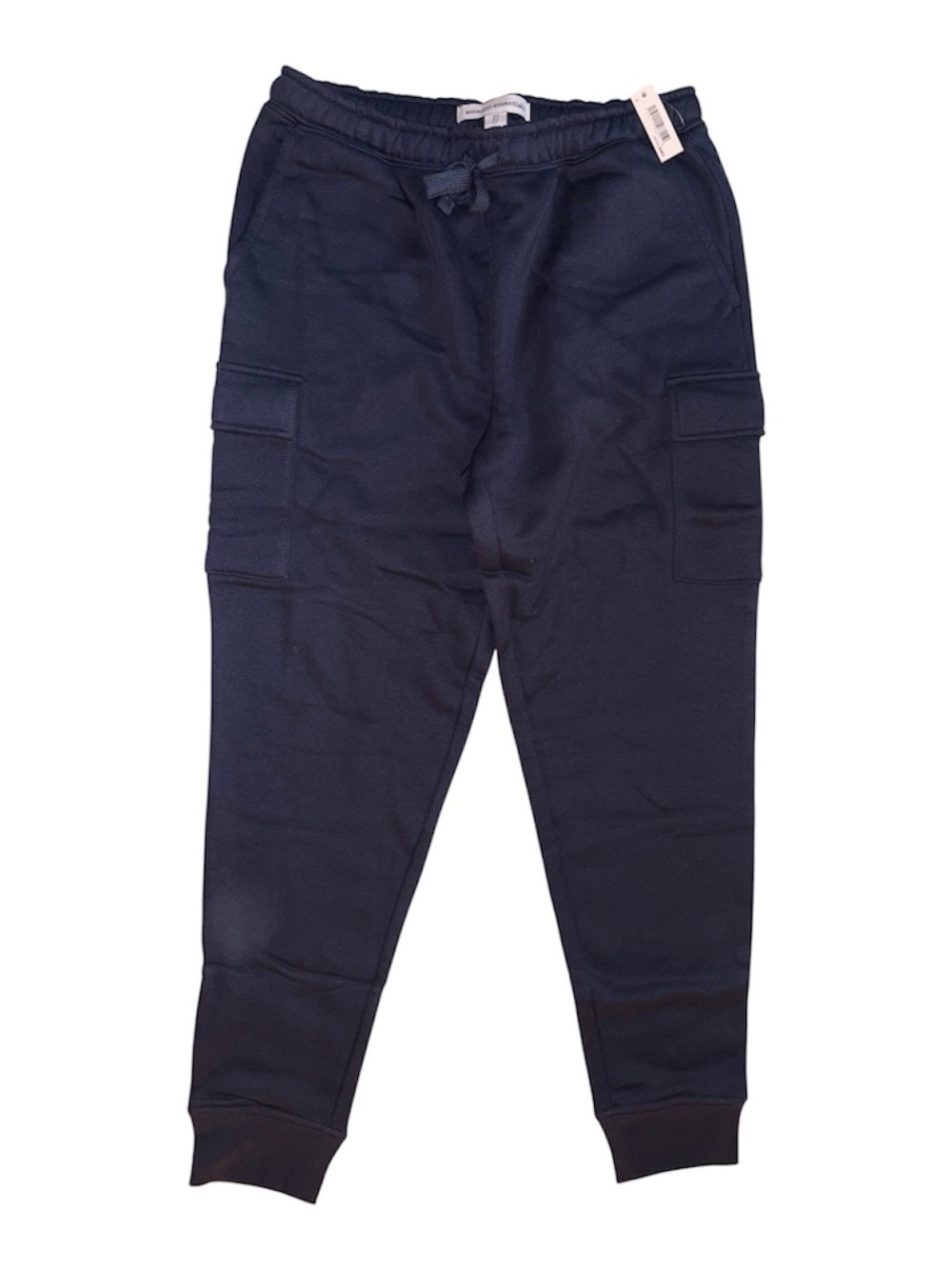 NWT Amazon Essentials size M Men's Navy Blue Cargo Sweatpants